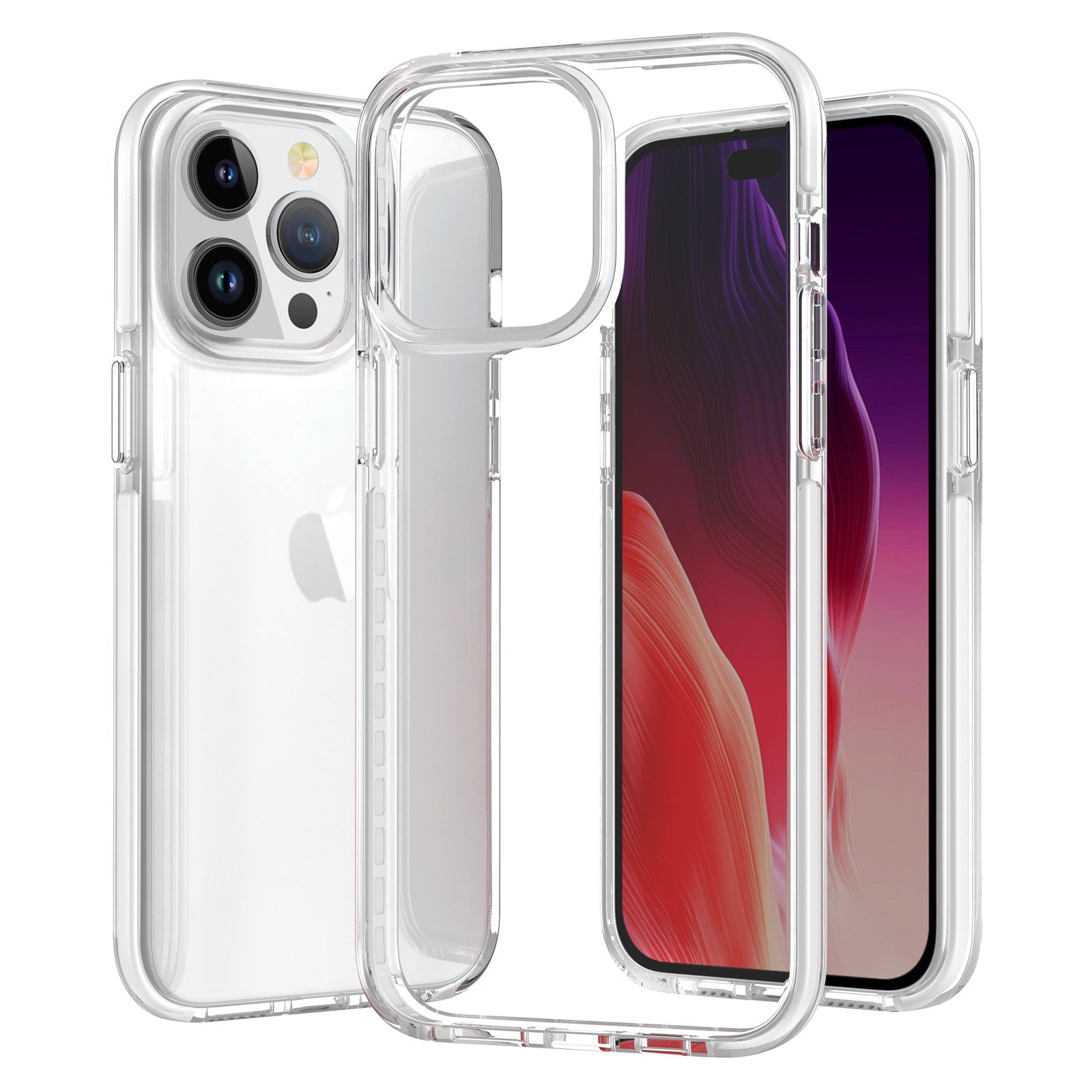 For iPhone 15 Pro HD Clear Phone Cover Shockproof Flexible TPU TPE Phone Case Shell For iPhone 15 Pro HD Clear Phone Cover Shockproof Flexible TPU TPE Phone Case Shell